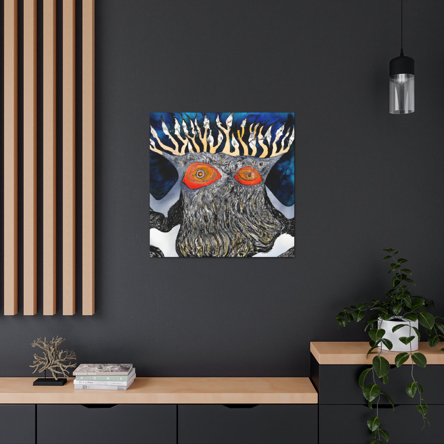 Porcupine in Dreamscape - Canvas