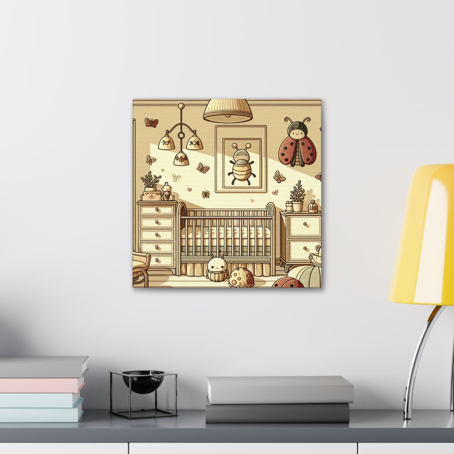 Whimsical Insect Garden - Canvas