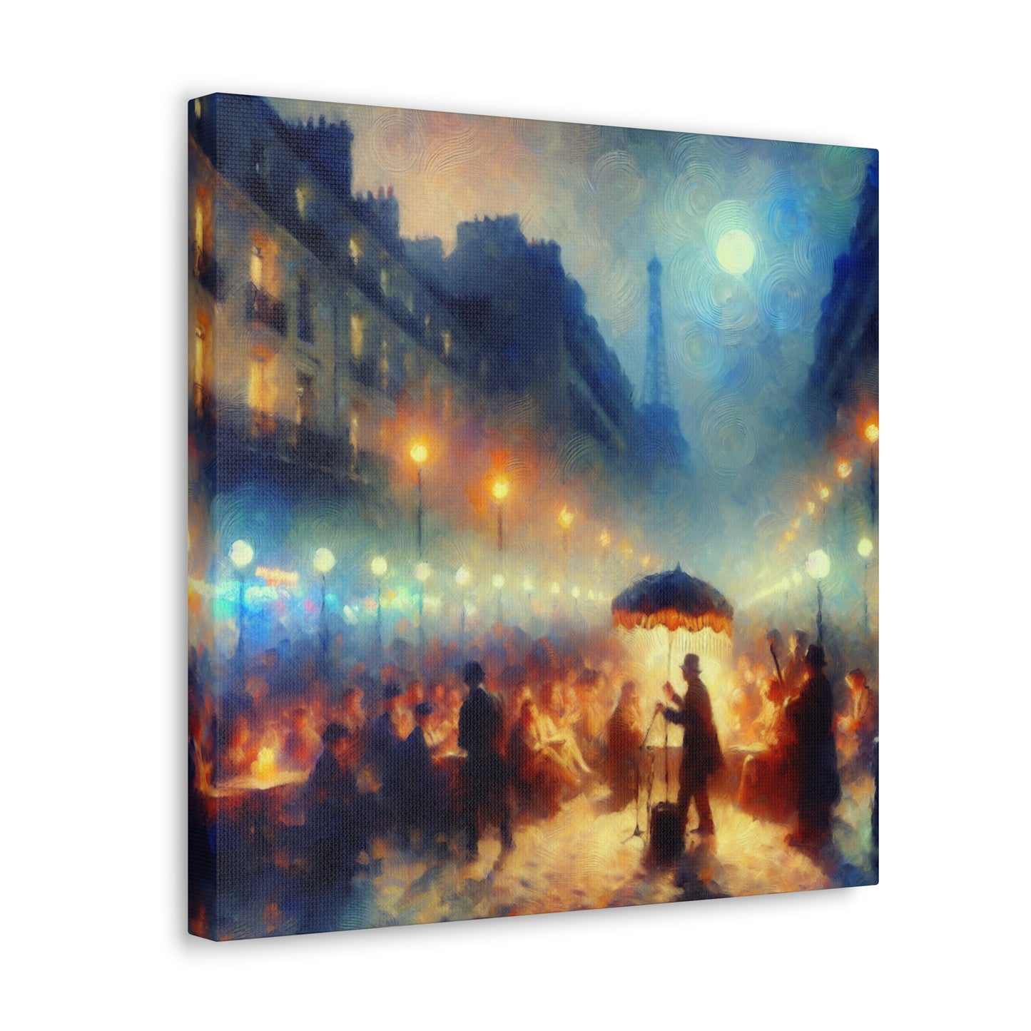 Whimsical Urban Serenade - Canvas