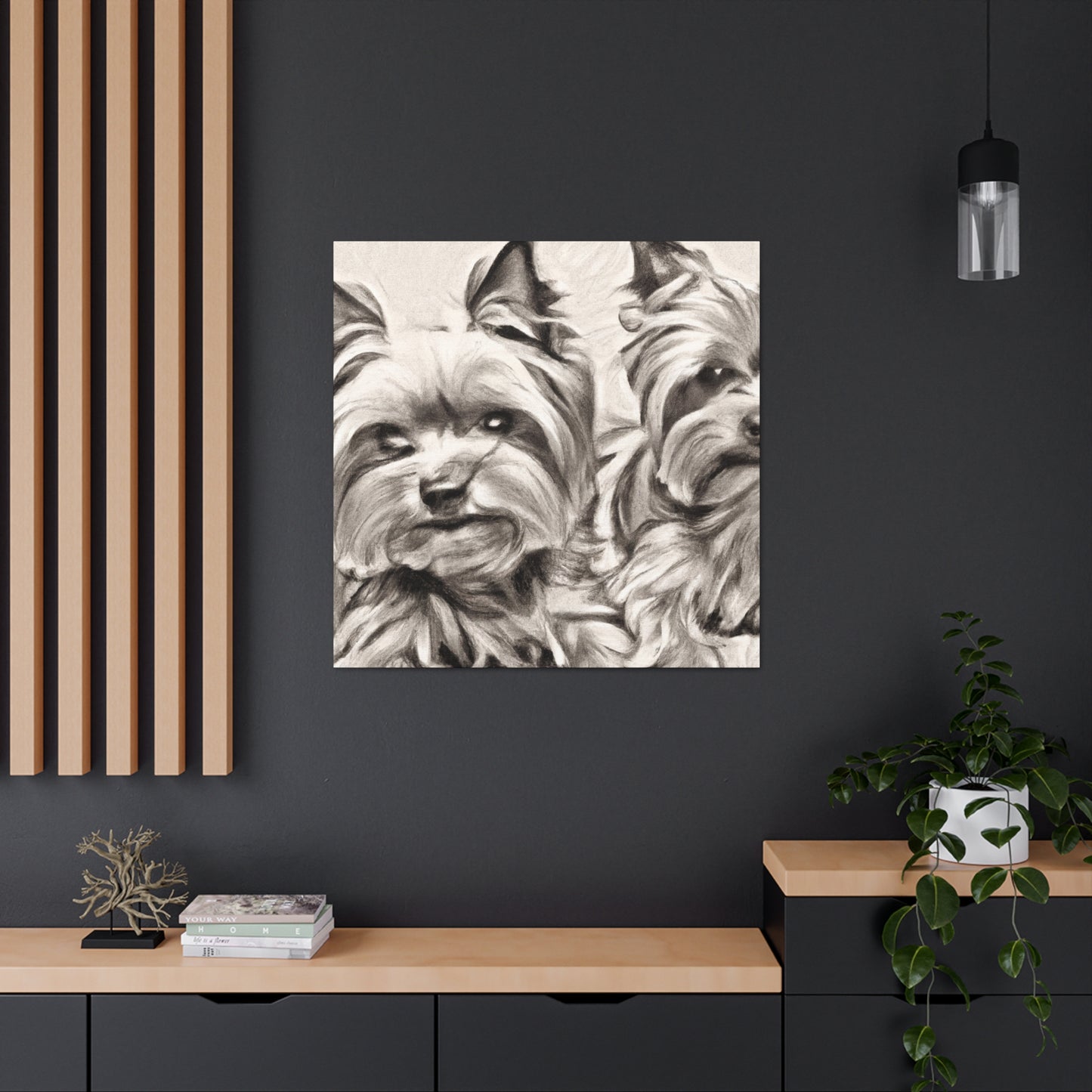 Yorkshire Terrier Majesty - Canvas