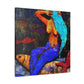 Mermaids in Moonlight - Canvas