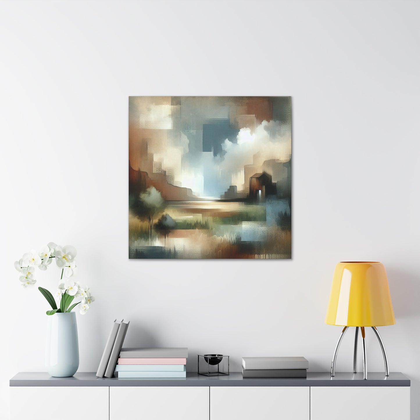 Vibrant Midnight Gathering - Canvas