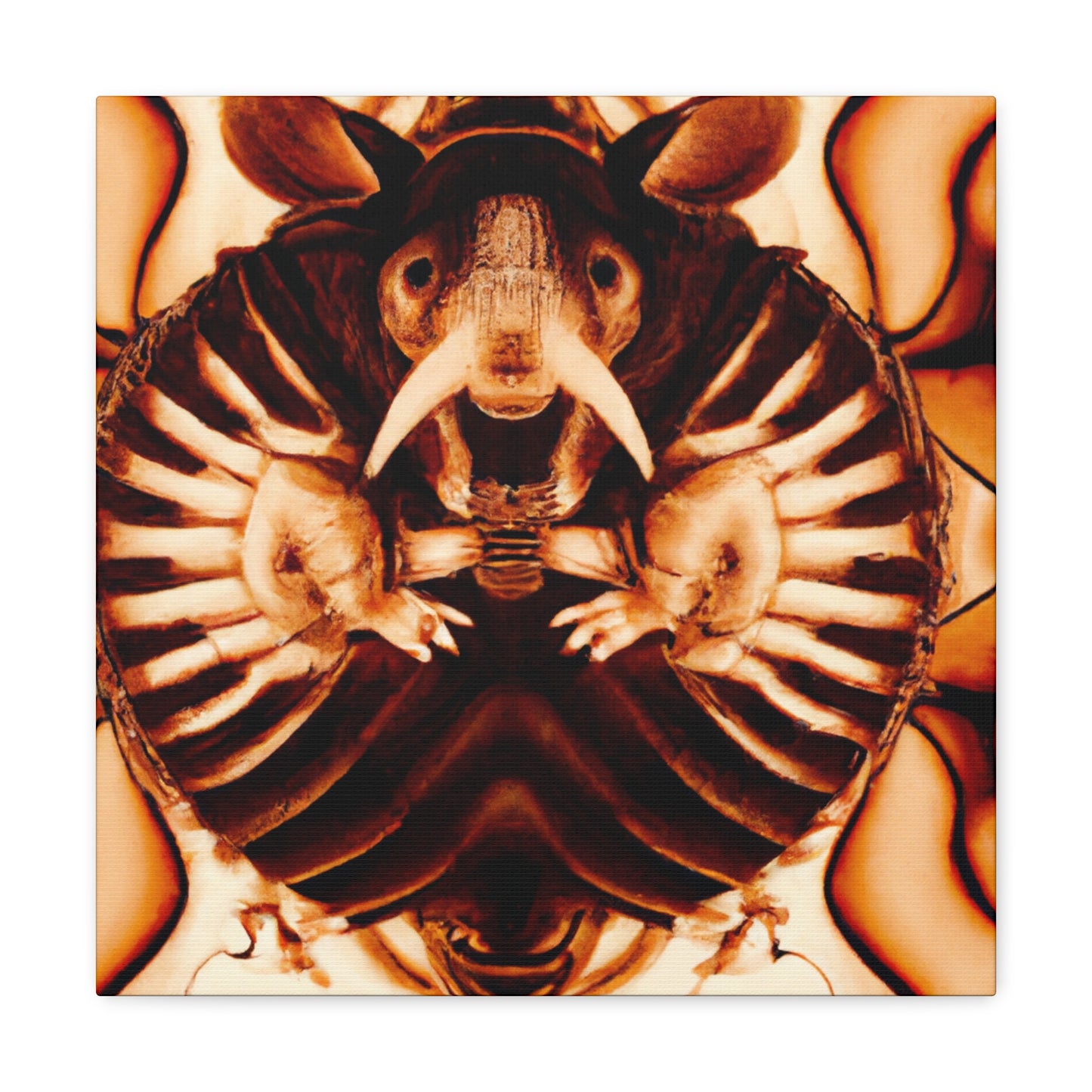 Armadillo Art Deco - Canvas