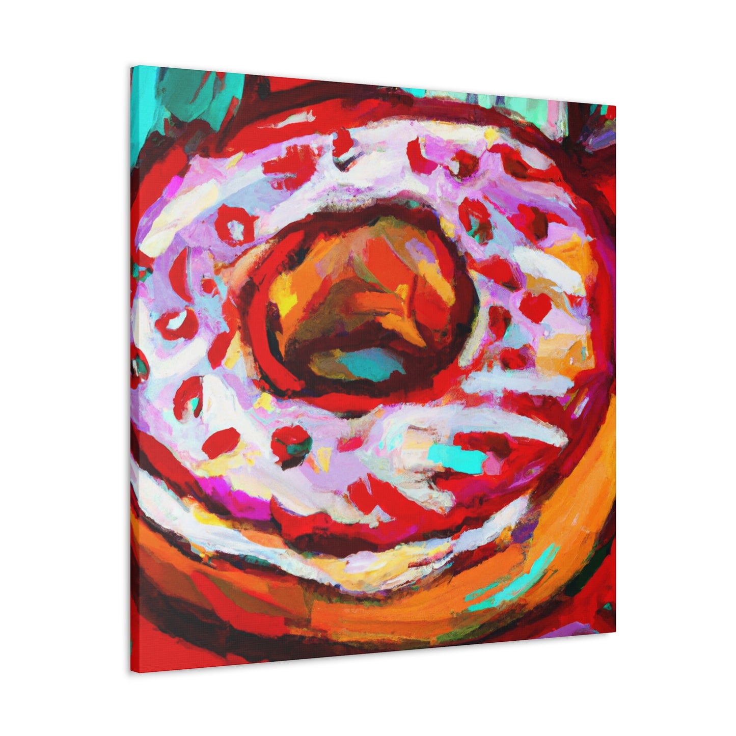 "The Sweet Delight Doughnut" - Canvas