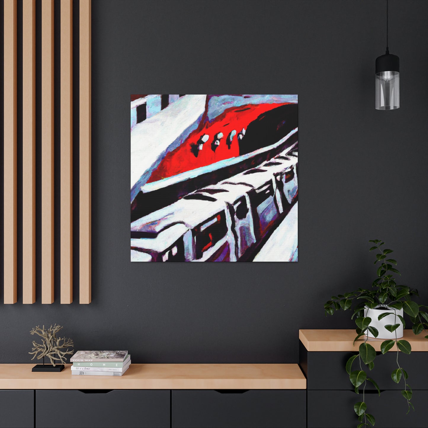 "Subway Journey In Deco" - Canvas