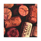 "Corks of Wine Ablaze" - Canvas