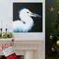 Snowy Egret Memory. - Canvas