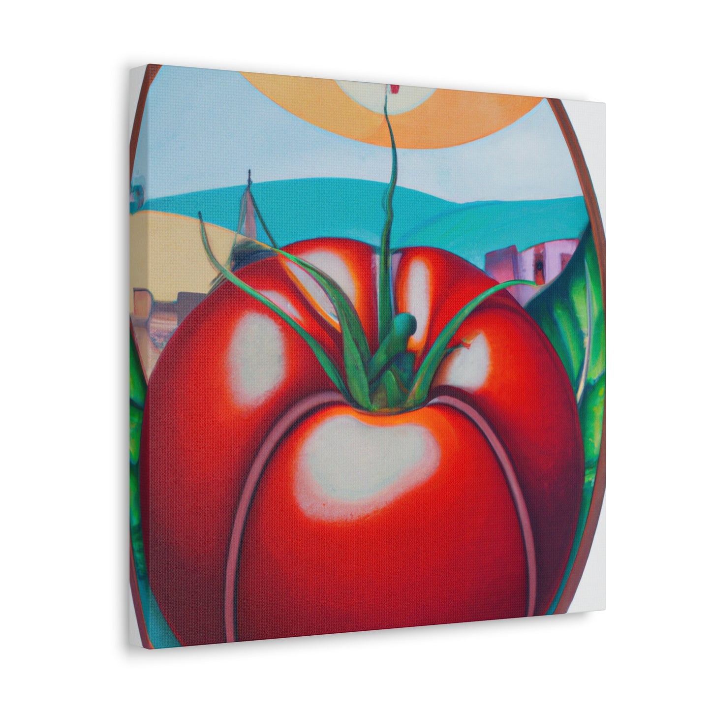 "Tomato Garden Bouquet" - Canvas