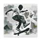 "Skateboarding Freedom Scape" - Canvas