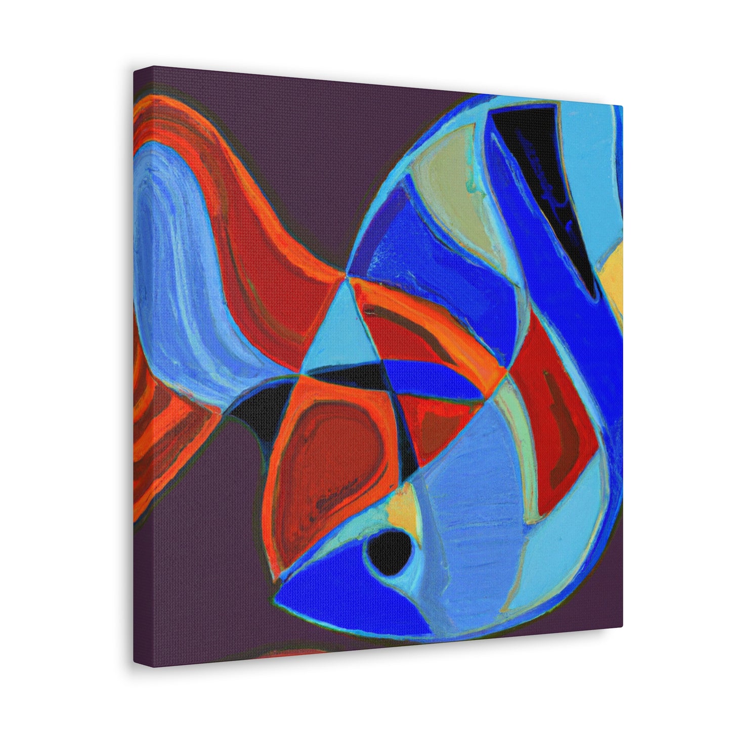 "Rainbow Fish Reflection" - Canvas