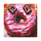 "Doughnut, Impressionist Style" - Canvas