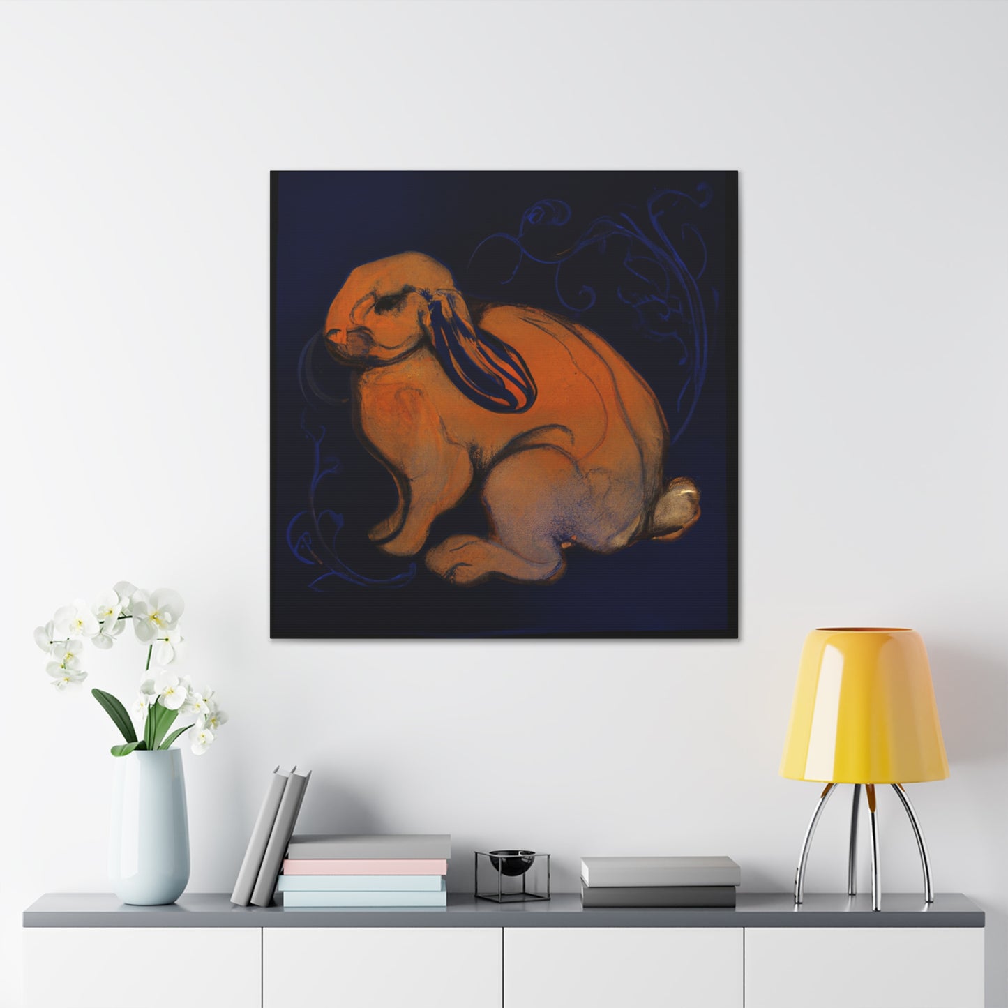 "Rabbit in the Garden" - Canvas