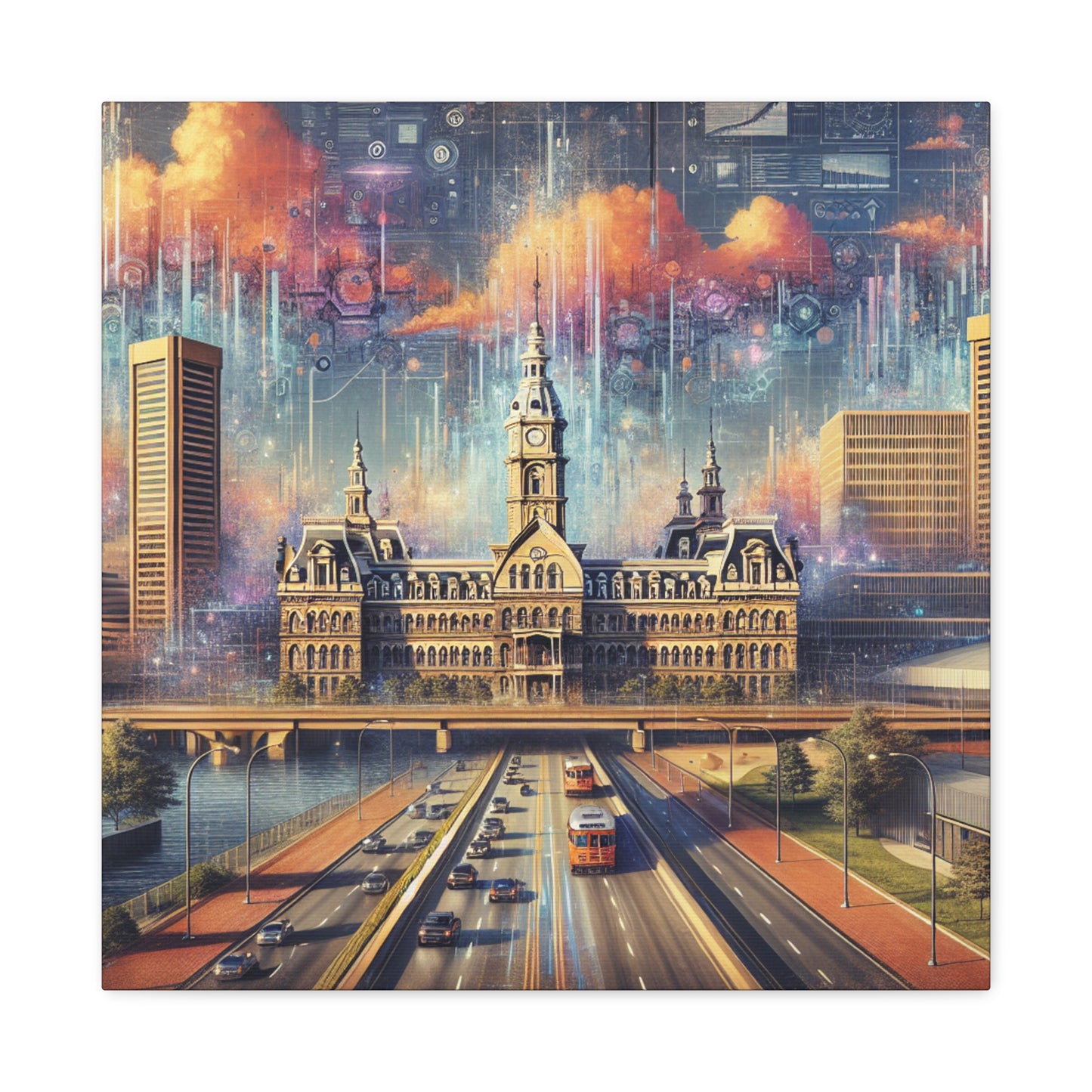 "Baltimore's Baroque Splendor" - Canvas