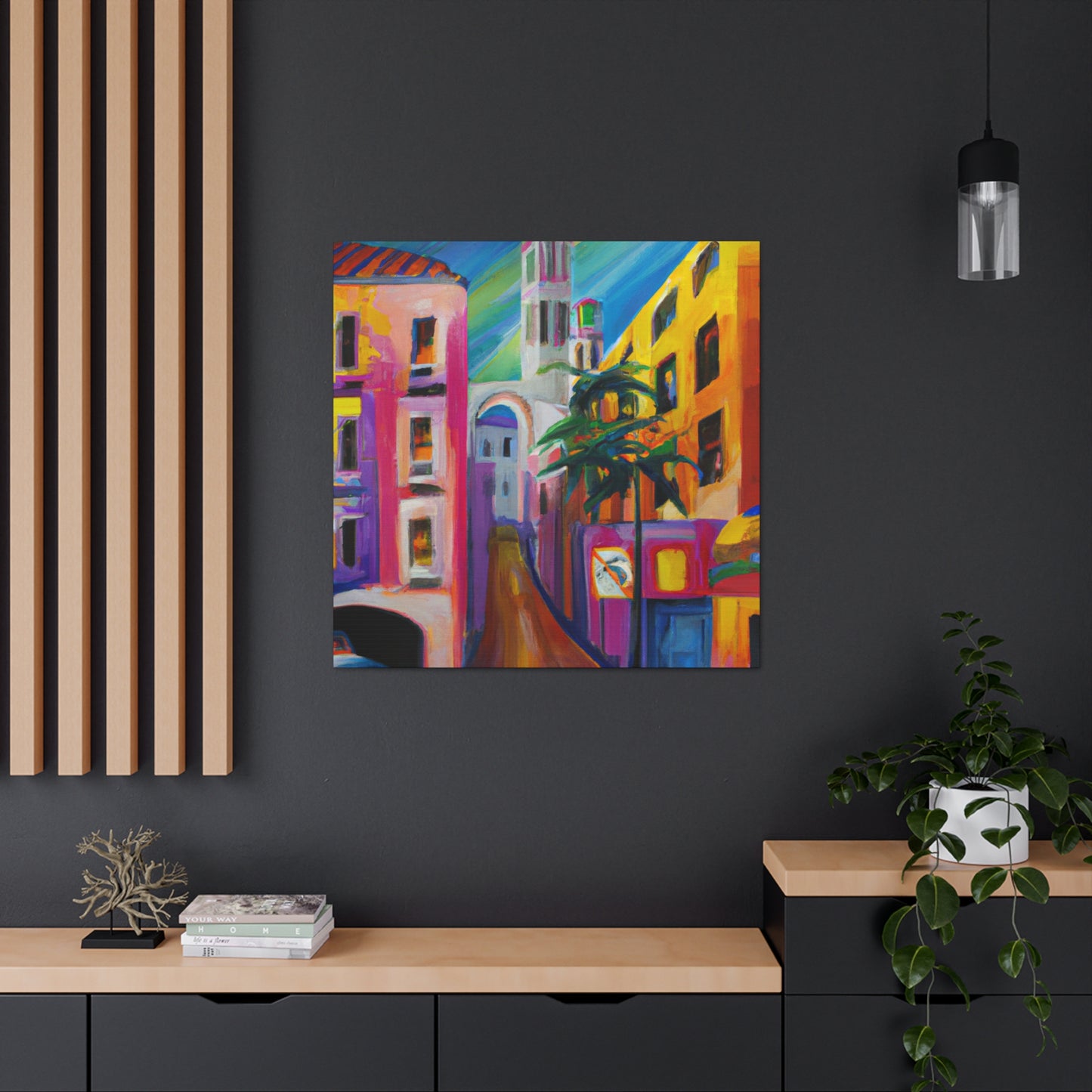 Colonial Art Deco Dream - Canvas