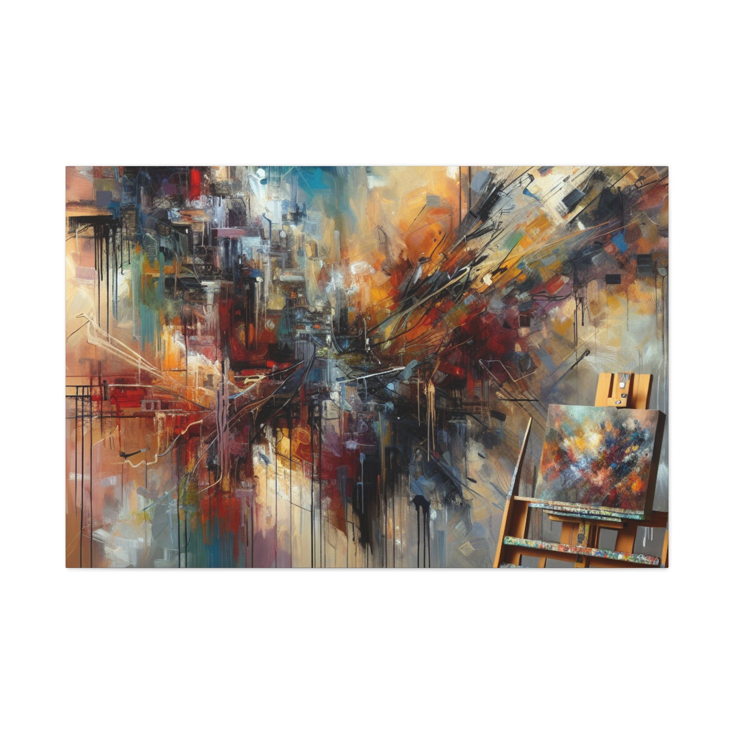 Chaos Unleashed Vivaciously - Canvas