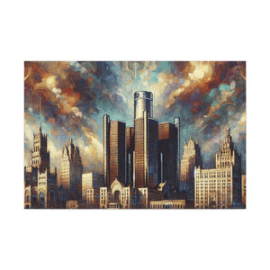 "City on Fire" - Canvas