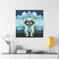 "Pekingese in Wonderland" - Canvas