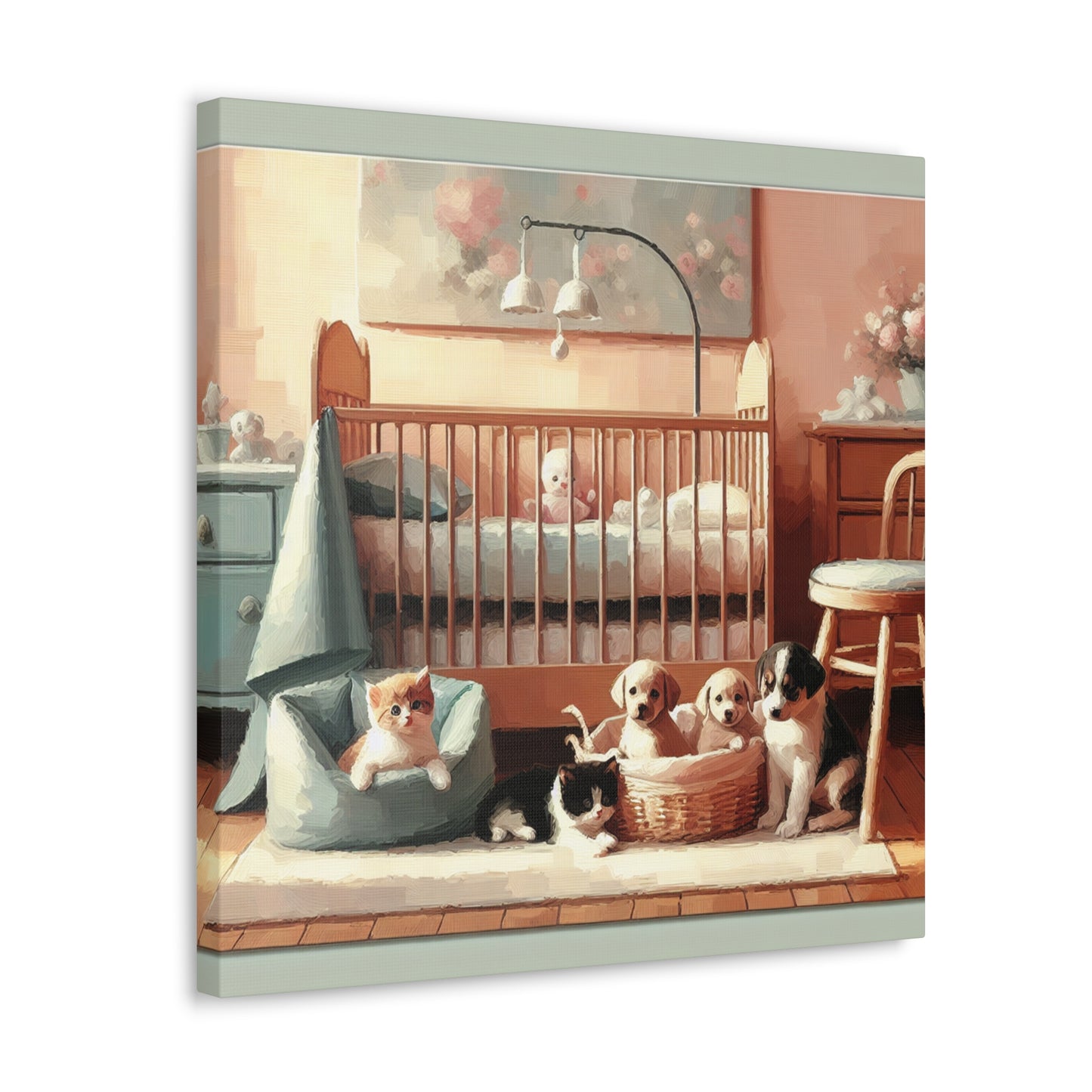 Furry Blissful Whimsy - Canvas