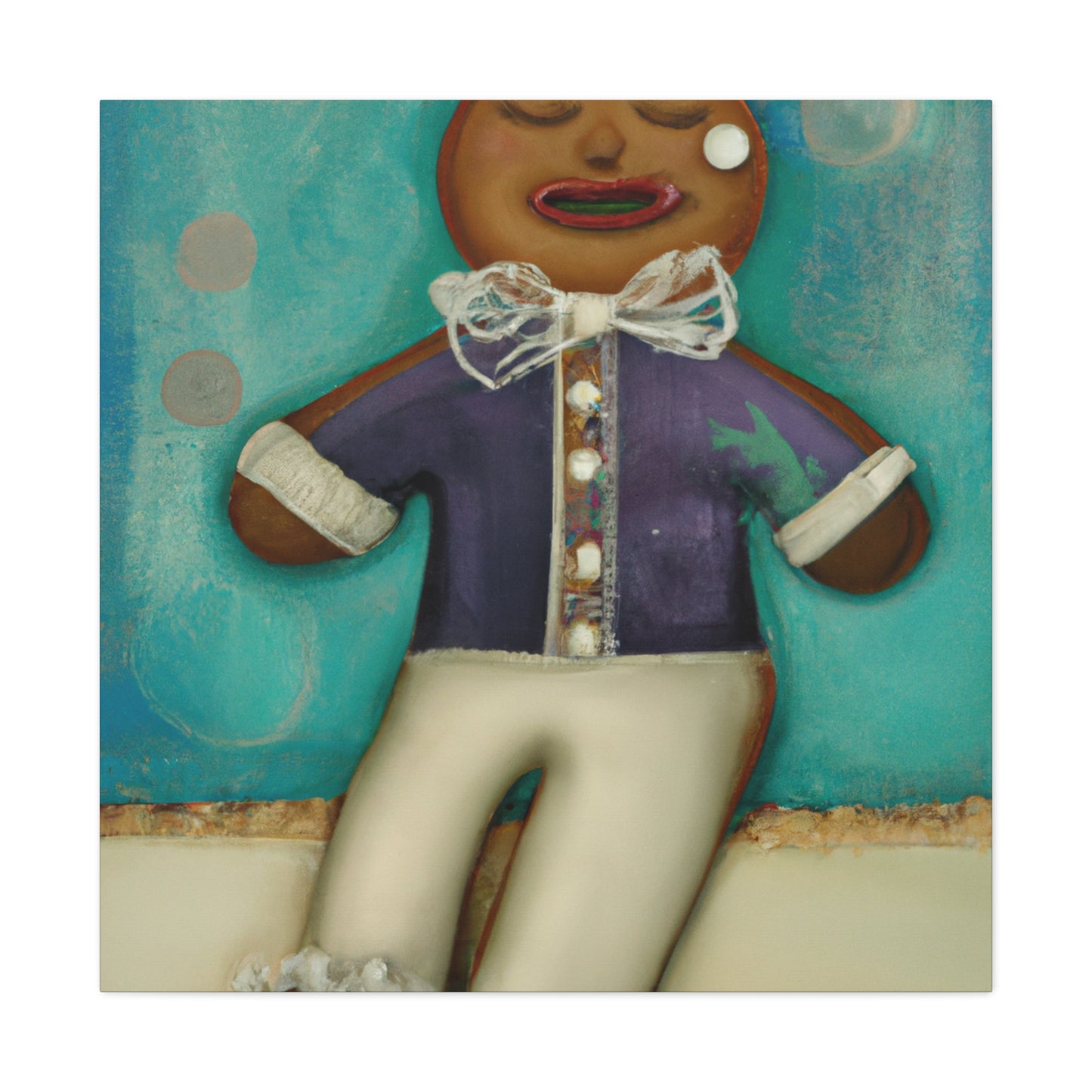 Gingerbread Man Dreamscape - Canvas