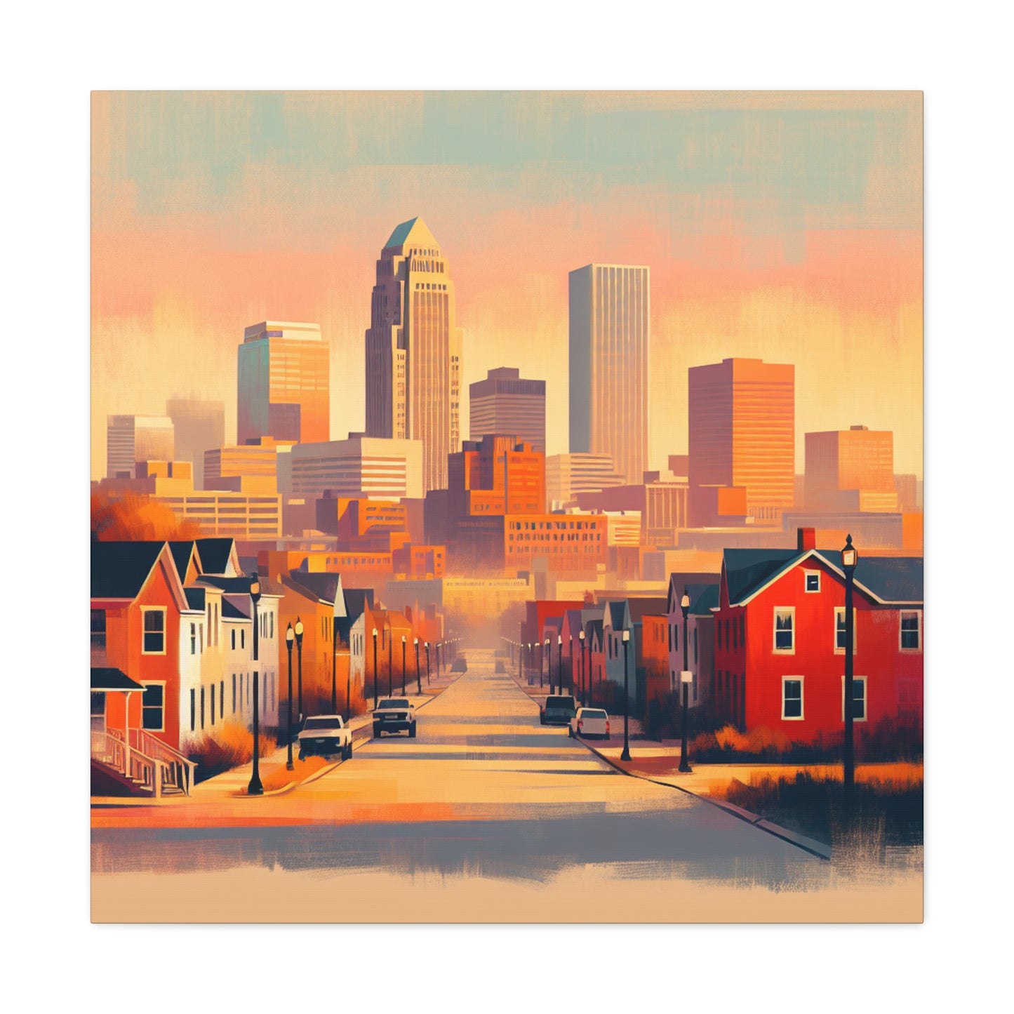 "Sublime Serenity of Omaha" - Canvas