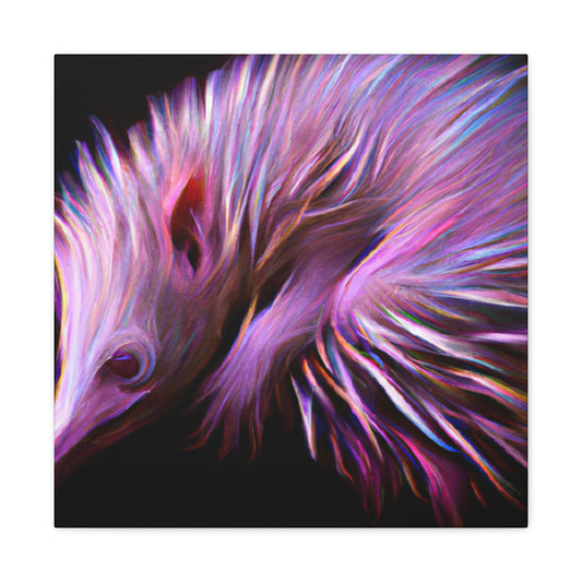 "Echidna's Splendid Hues" - Canvas