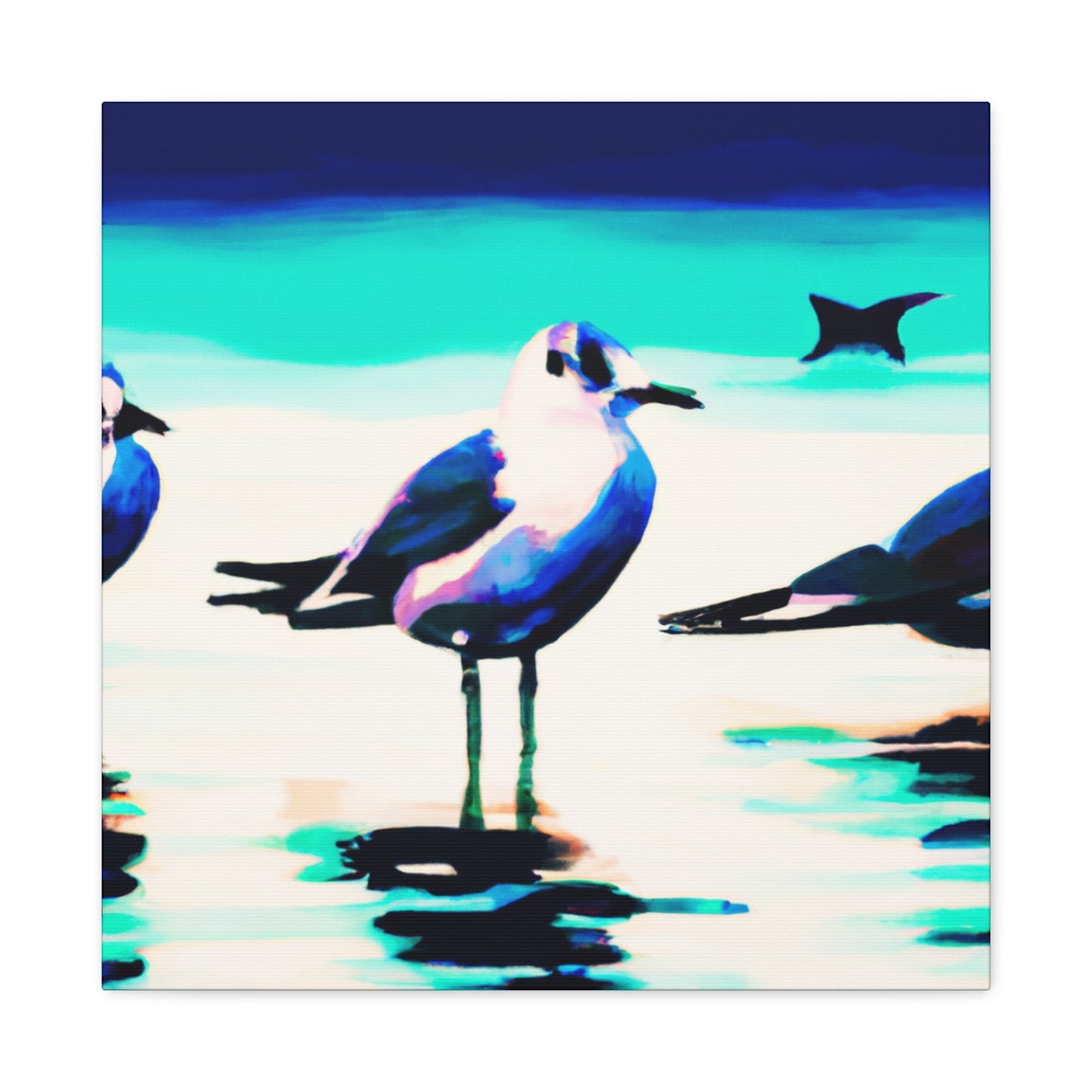 Sea Birds in Flight - Canvas