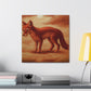 "Dhole in Repose" - Canvas