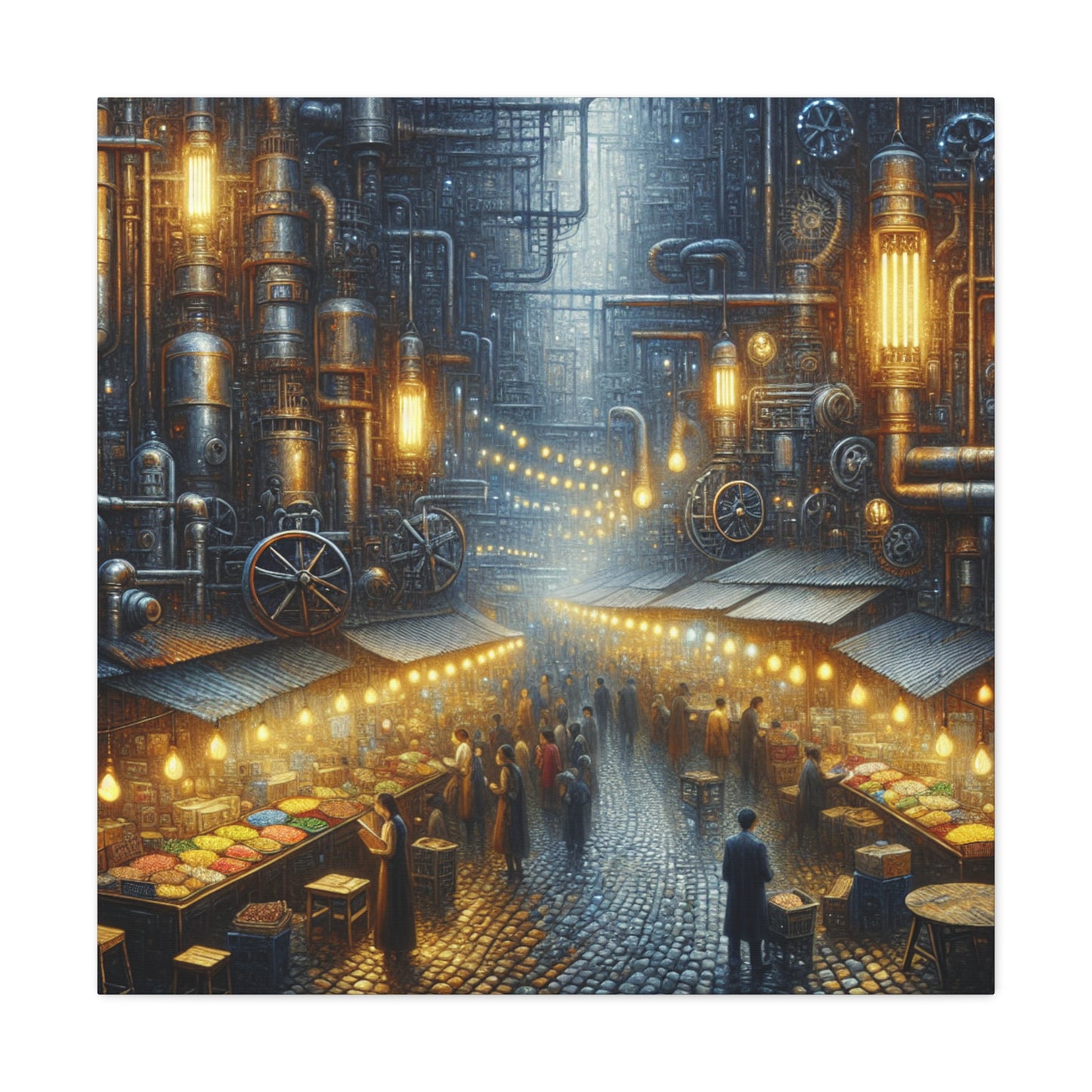 Midnight Bazaar Dreams - Canvas