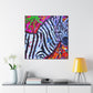 "Zebra Striped Wonder" - Canvas