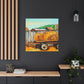 "Hay Wagon Harvest Home" - Canvas