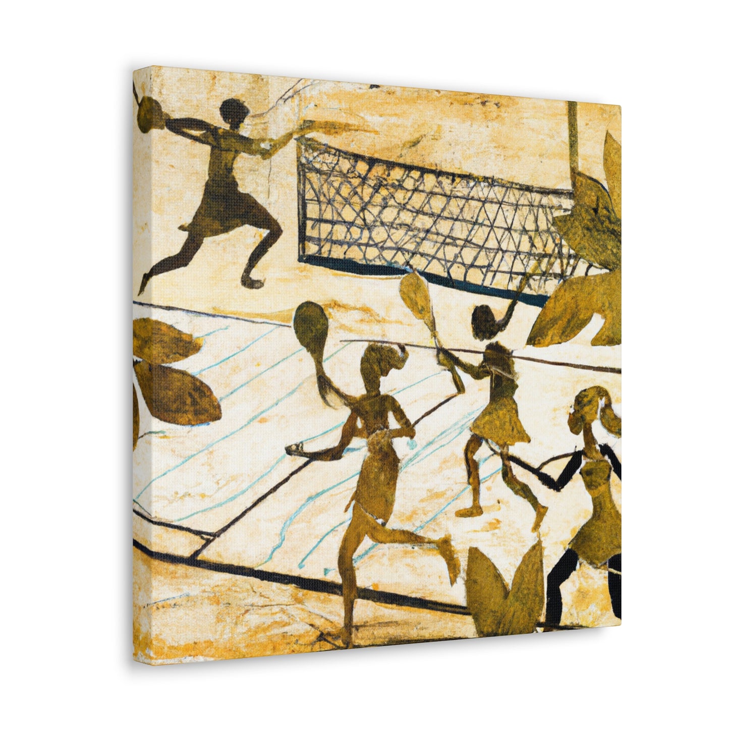 Sporting on the Court - Canvas