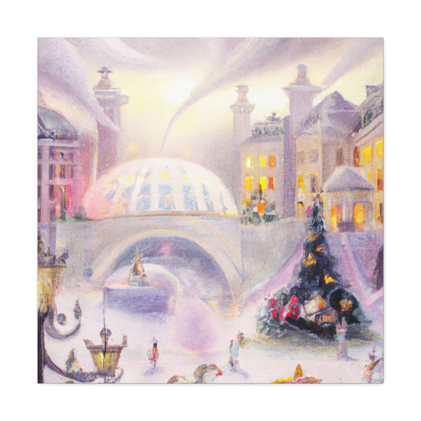 City Square in Dreamland - Canvas