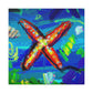 "Starfish in Expressionism" - Canvas