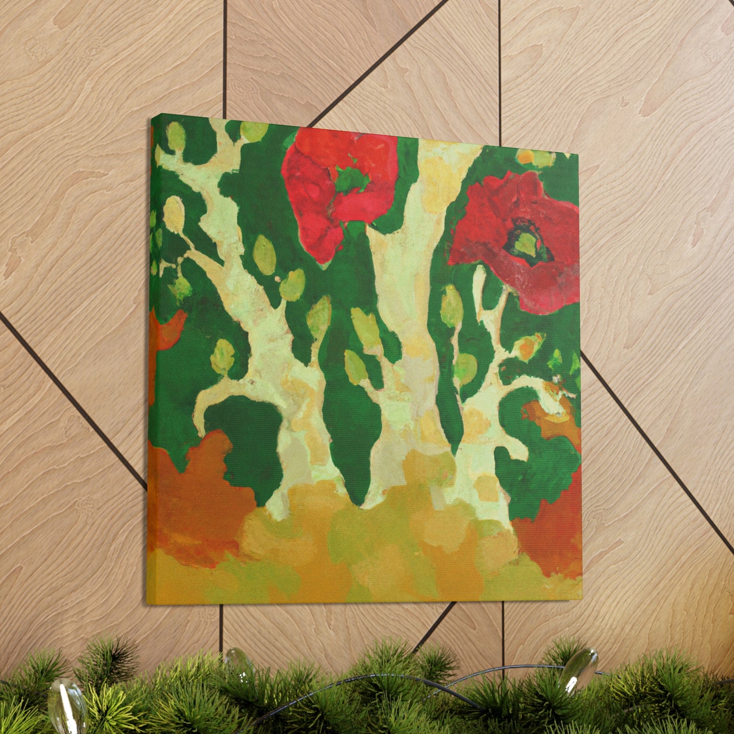 Poppies in Moonlight - Canvas