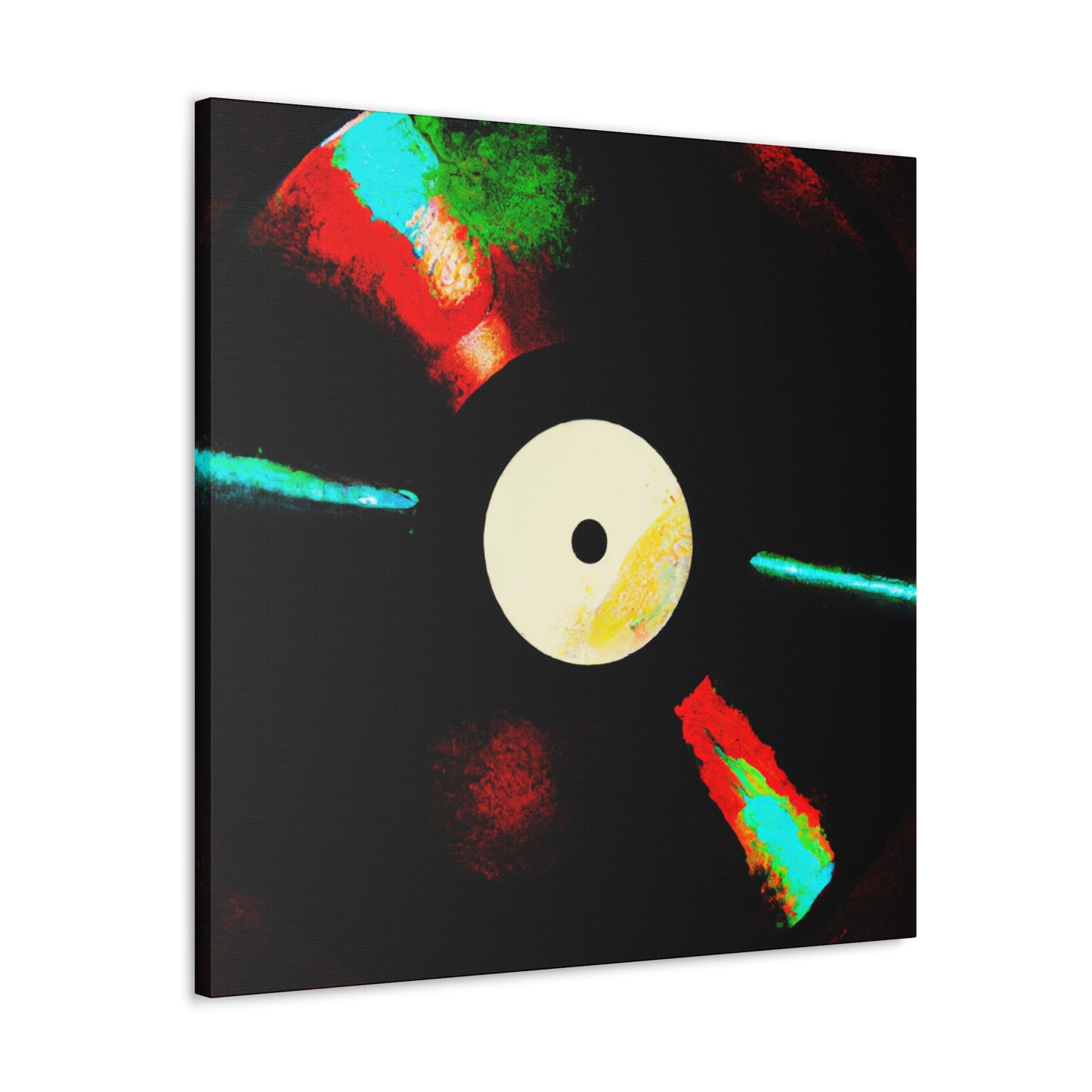 "Vinyl Record Symphony" - Canvas