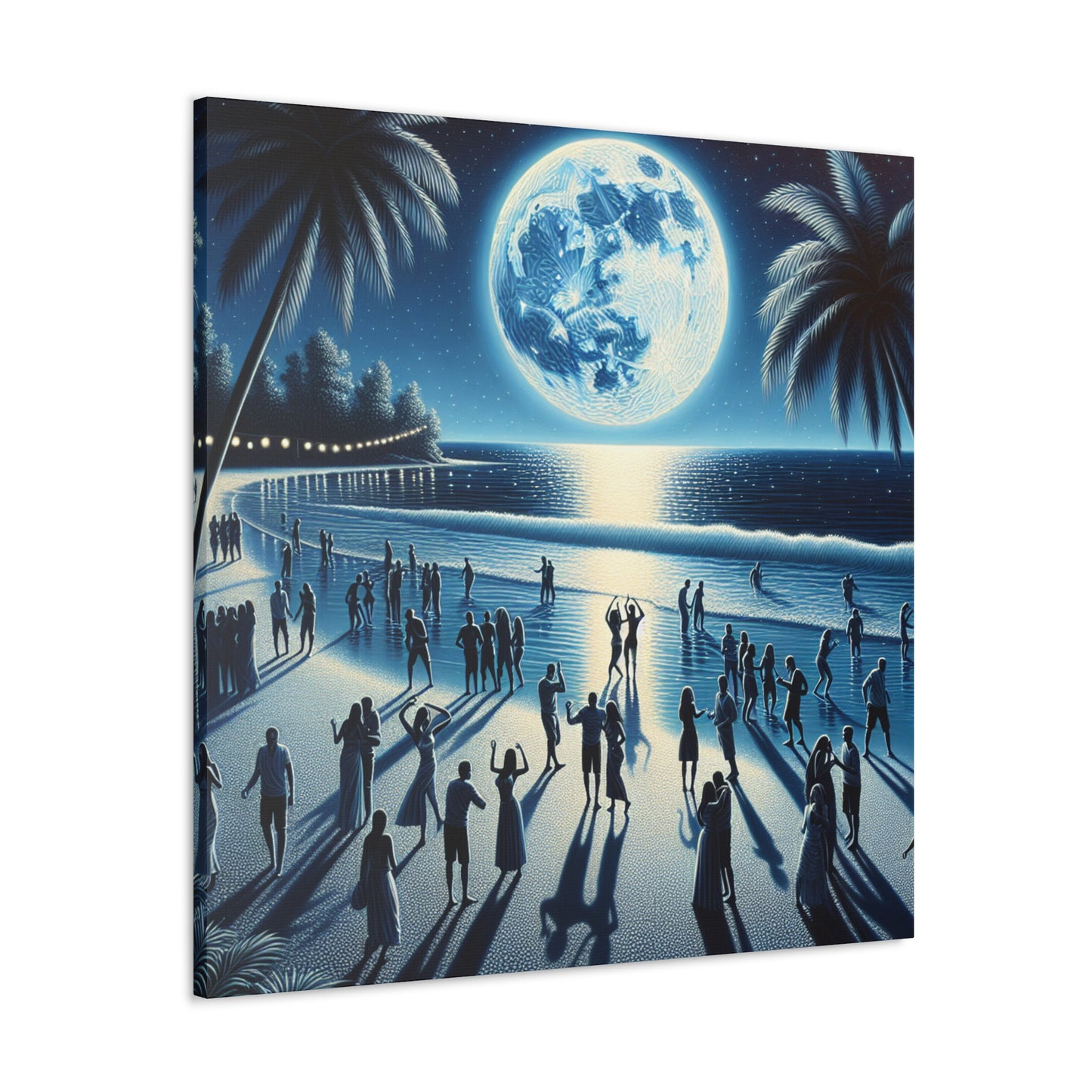 Midnight Shore Soirée - Canvas