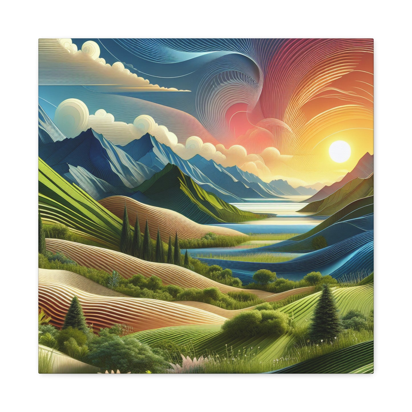 Silent Symphony of Nature - Canvas