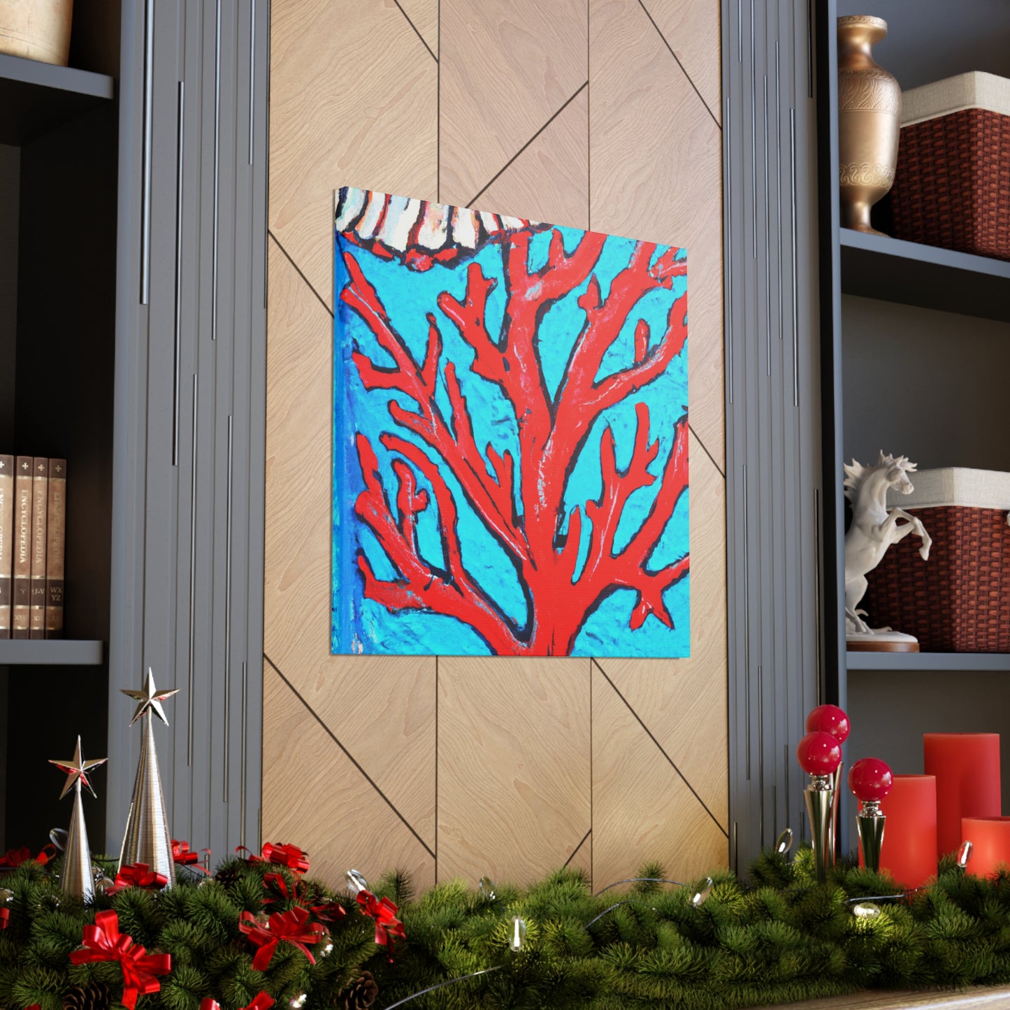 Coral Garden Splendor - Canvas