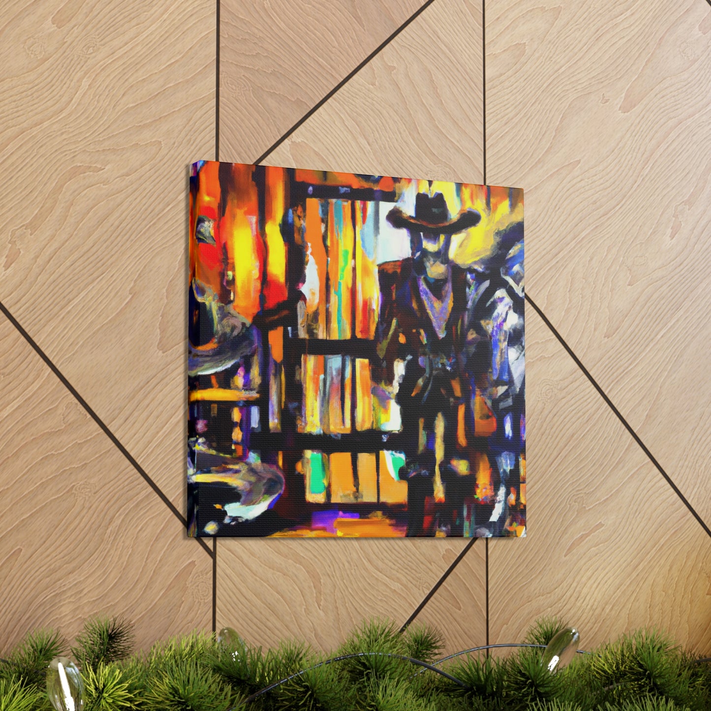 Saloon in Impressionism - Canvas