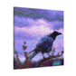 American Crows in Flight - Canvas