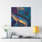 Pike Fish Surrealism - Canvas