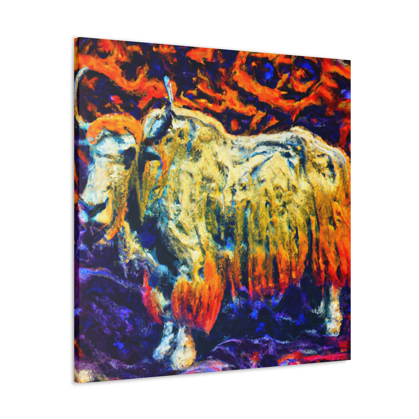 Yak in Impressionism - Canvas