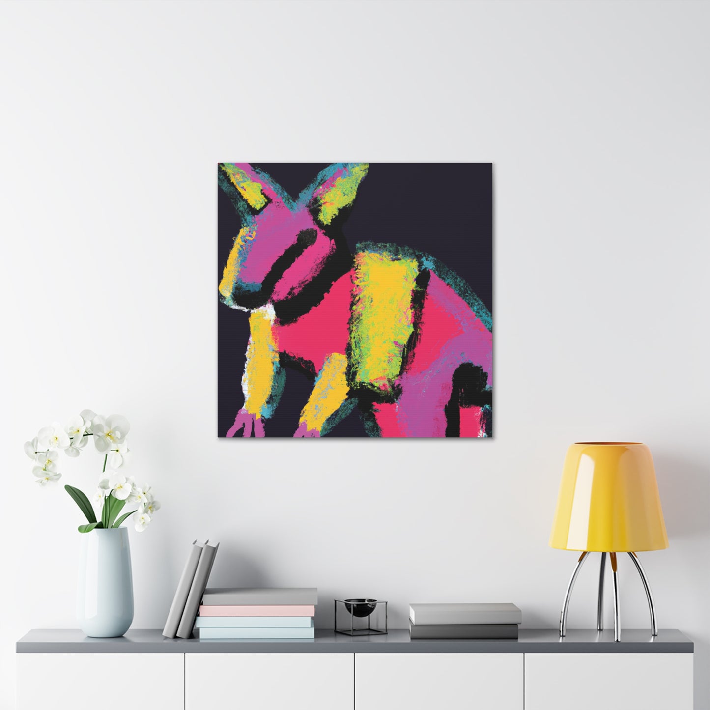 "Wallaby in Abstraction" - Canvas