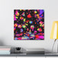 "Christmas Lights Impressionism" - Canvas