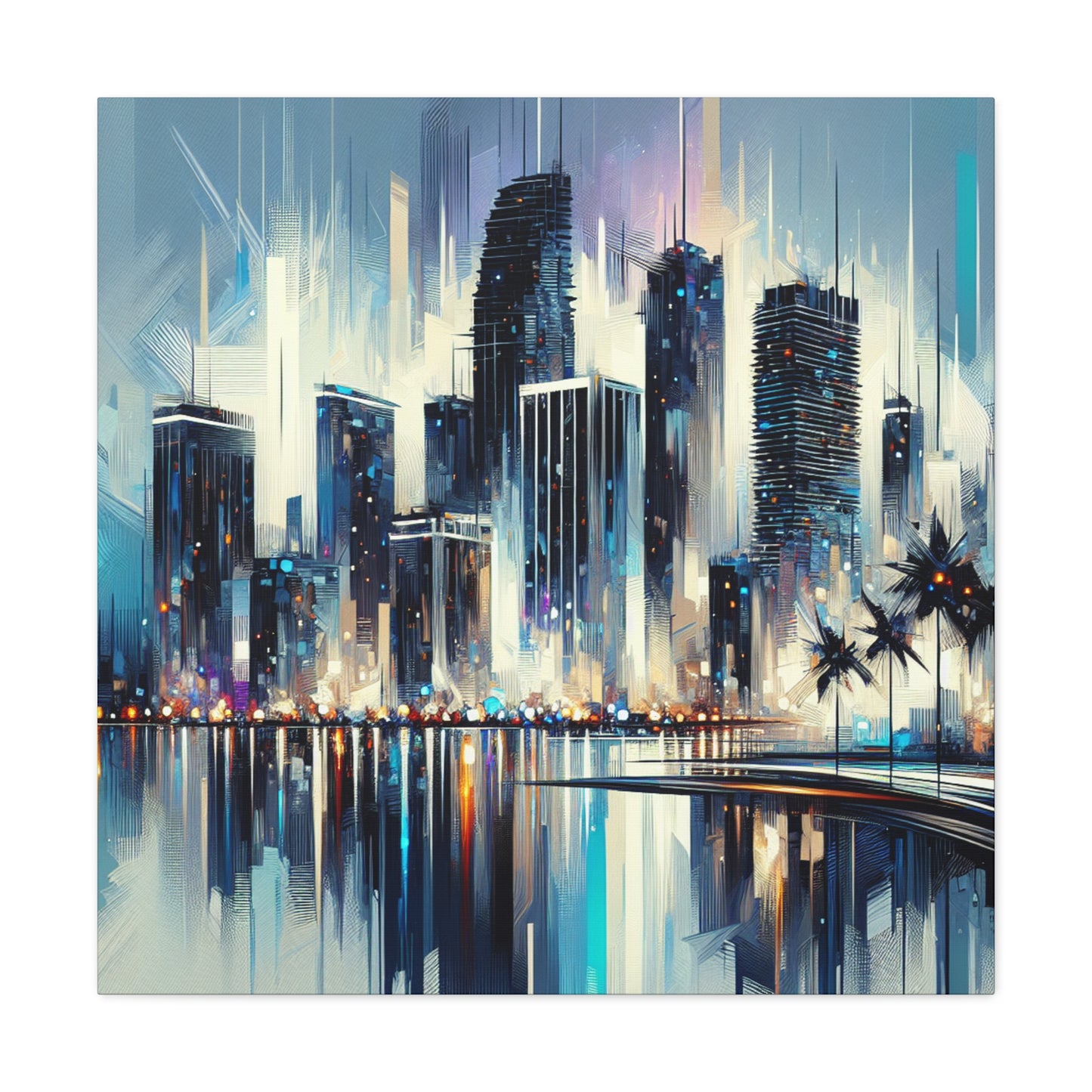 Vibrant Miami Skies - Canvas