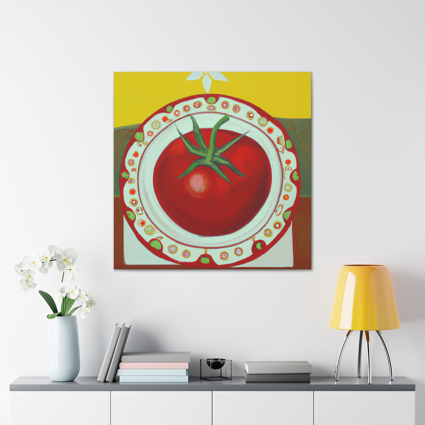 "Tomato's Sweet Bounty" - Canvas