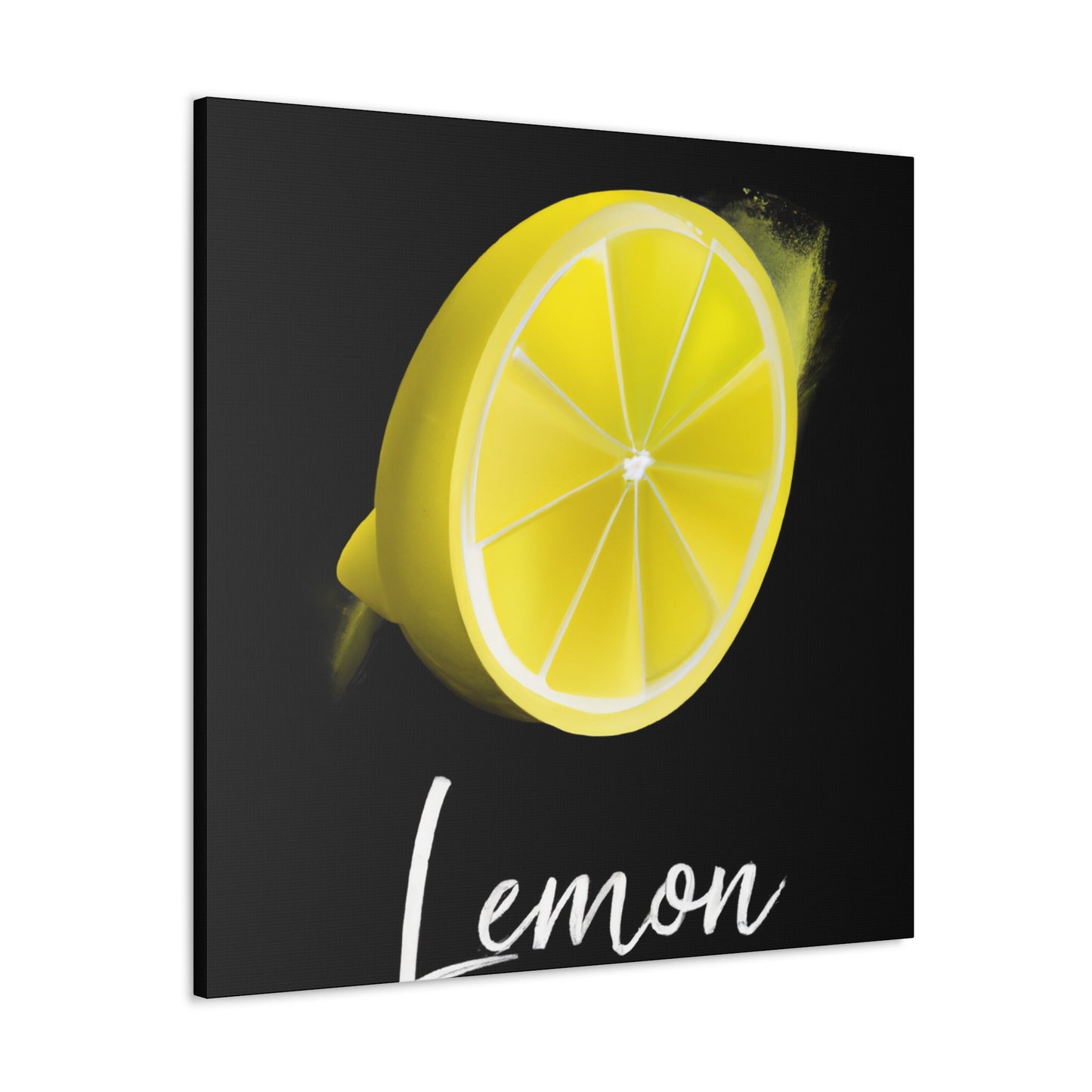 Lemon Zest Radiance - Canvas