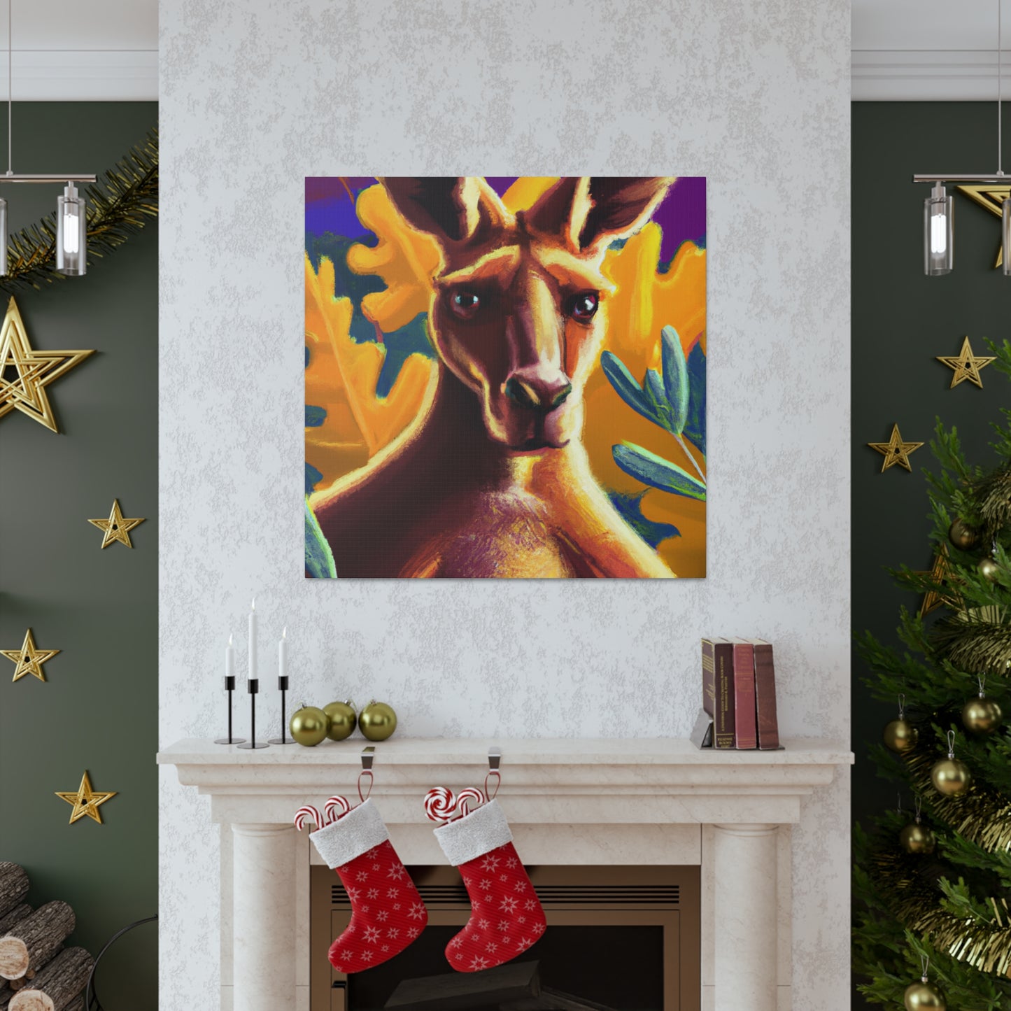 Kangaroo in Nature - Canvas