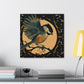 "Titmouse in Art Deco" - Canvas