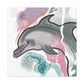 Dolphin Dance Abstraction - Canvas